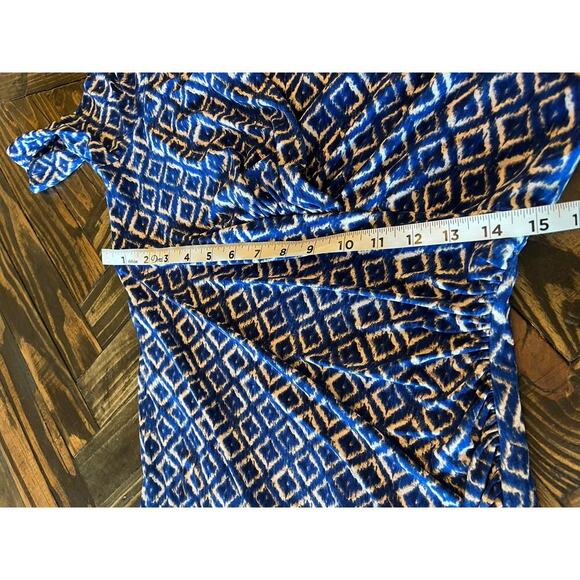 Ralph Lauren Career Dress Women 8 Blue Easter Spring Wedding Church Flattering - Picture 4 of 8